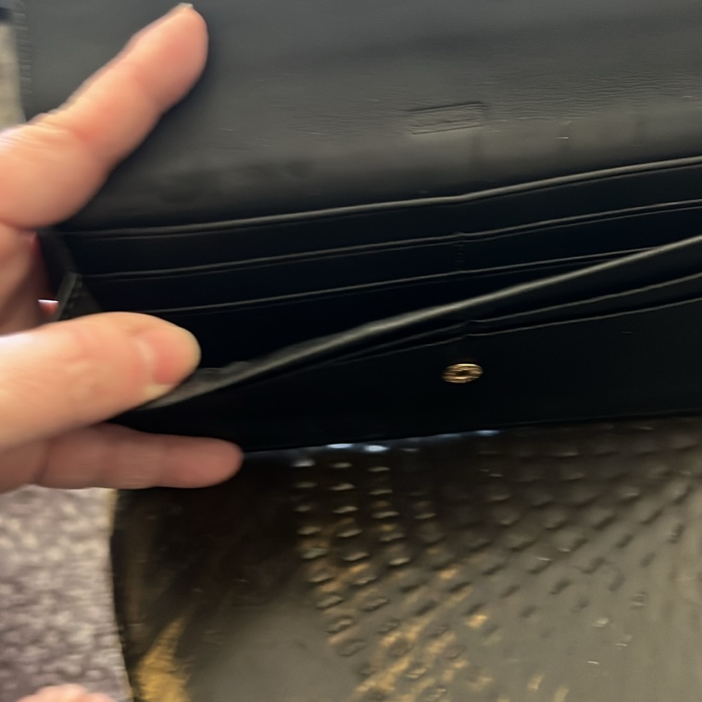 Black coach wallet - Picture 4 of 5